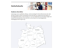 Tablet Screenshot of hochschulsuche.igbce-blogs.de